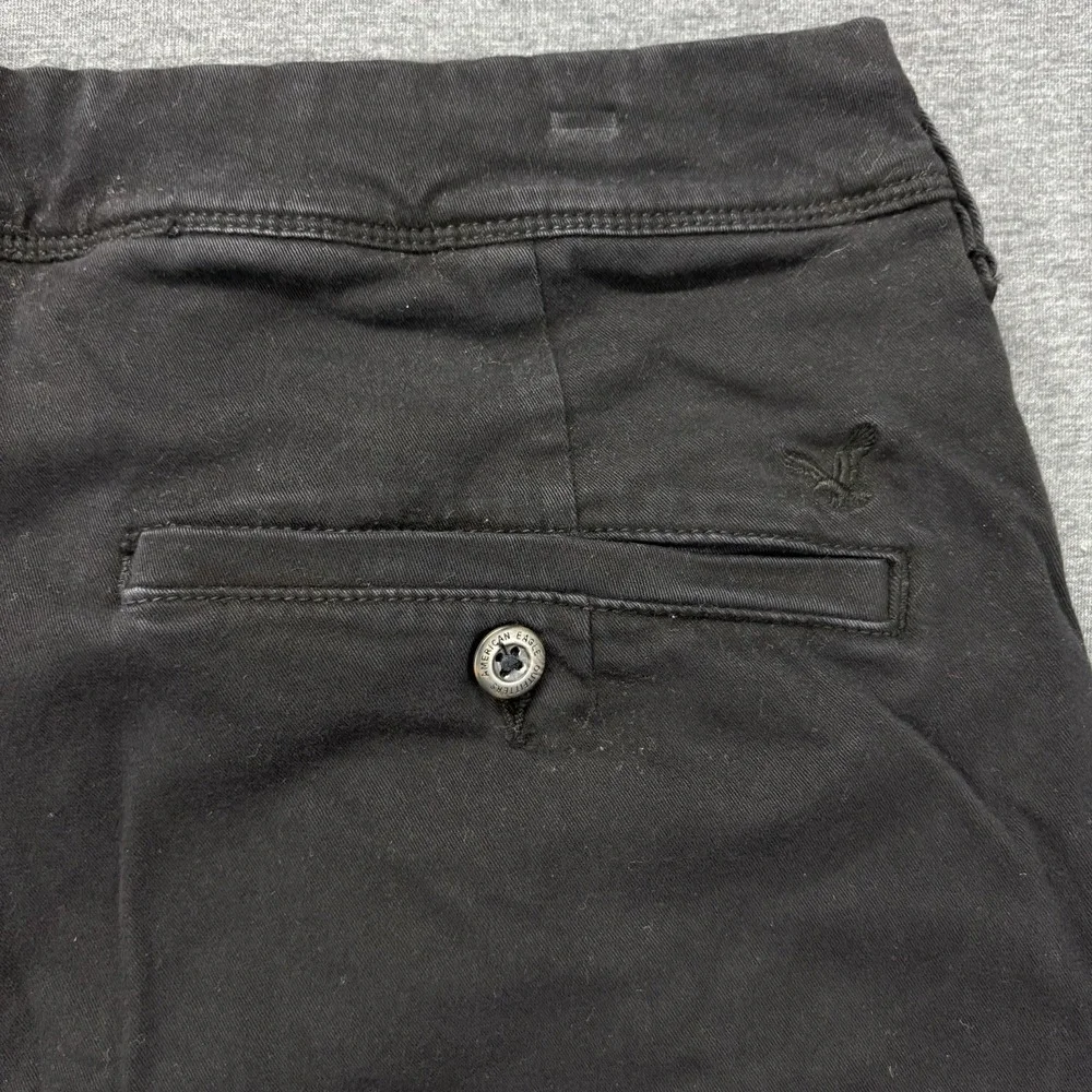 American Eagle Chino Pants Mens 34x30 Extreme Flex Slim Straight black Stretch